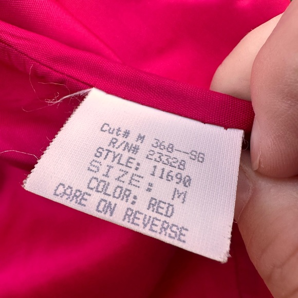 Kristen Blake Red Wool jacket - Picture 9 of 9